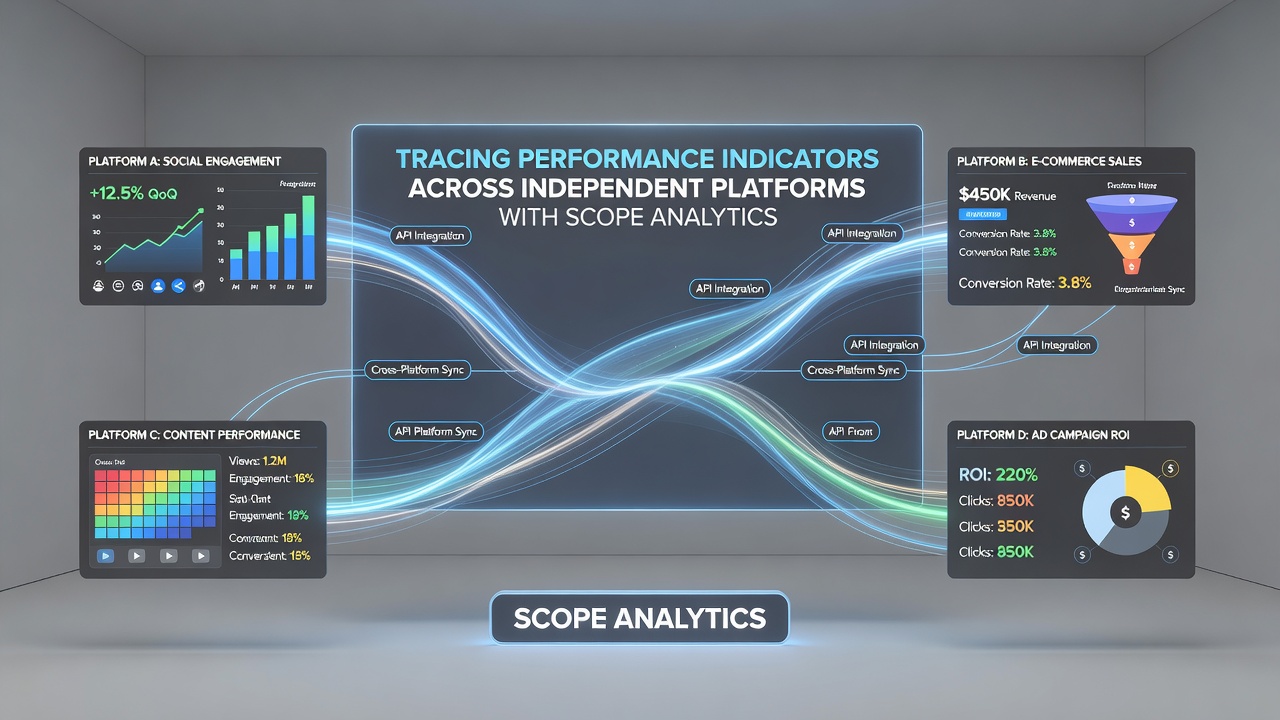 Tracing Performance Indicators Across Independent Platforms with Scope Analytics